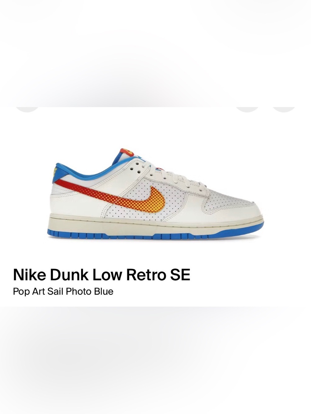 Nike Dunk Low Retro SE Harlem Globetrotters Pack White Blue Red HQ3613-133